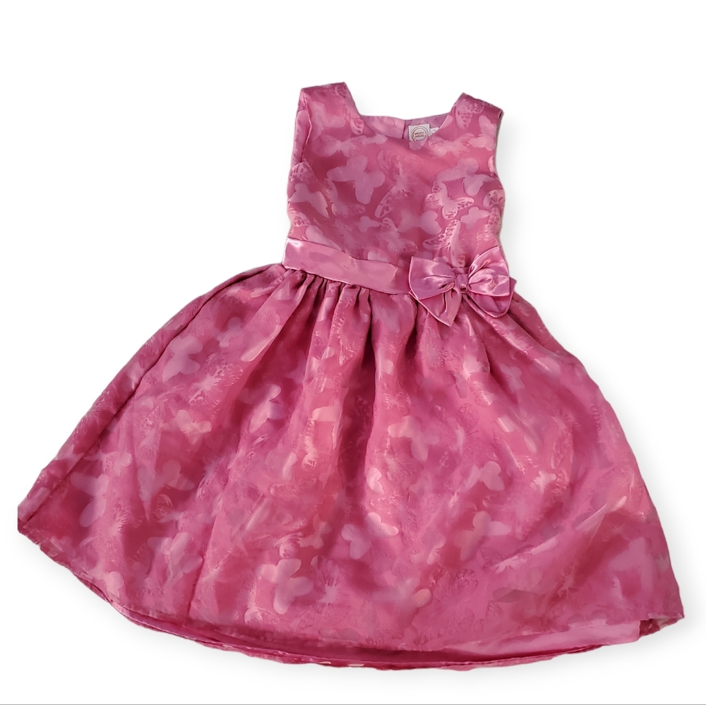 Wonder Nation Lace Satin 4 Layer Butterfly Dress Size 10